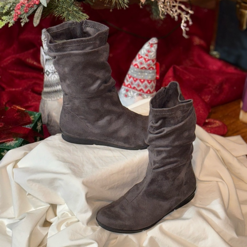 Bussola Charcoal Suede Winter Boots